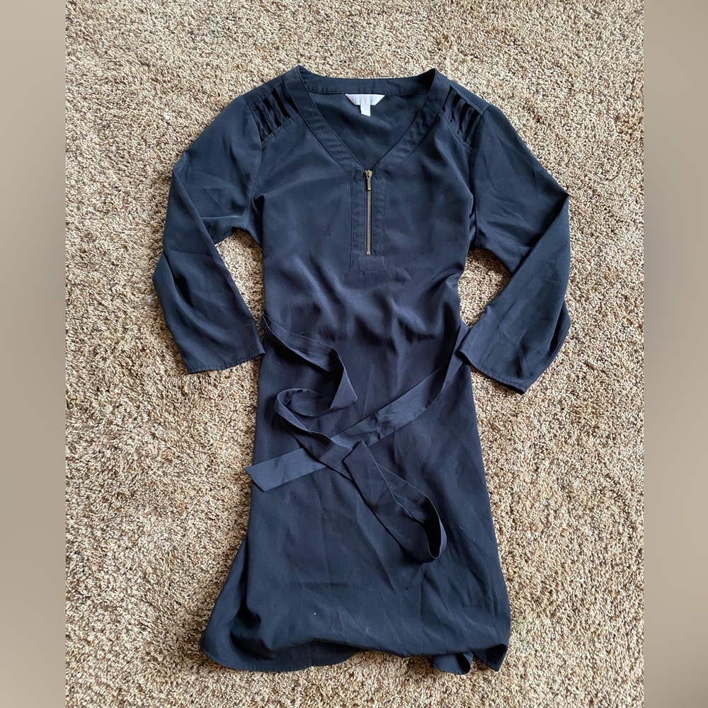 Black professional mini dress